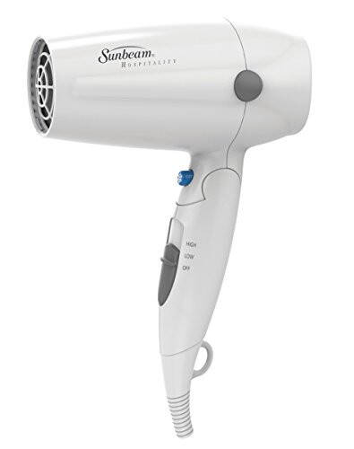 Sunbeam HD3005-001 White Folding Hand Held 2-Speed Hair Dryer - 3