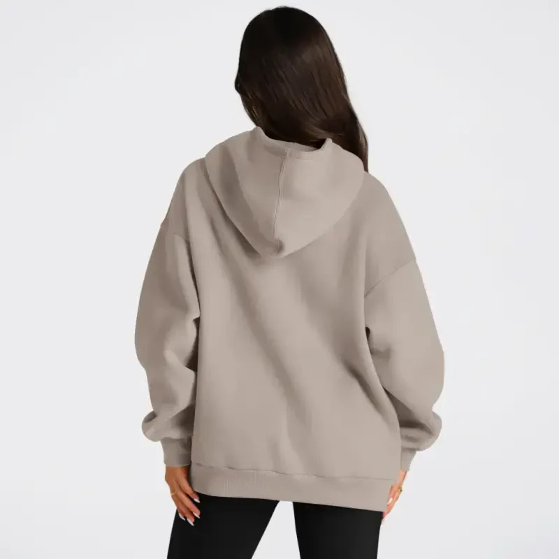 SUNBS Ayollar uchun katta hajmdagi ko'ylagi, Kuzgi moda, Svitshotlar, Cho'ntag'i bilan pullover - 6