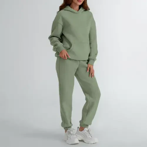 SUNBS Lounge Sets for Women 2 Piece Sets Sweat Set Suits Sweatpants Womens Hoodies Outfits Clothes - 3