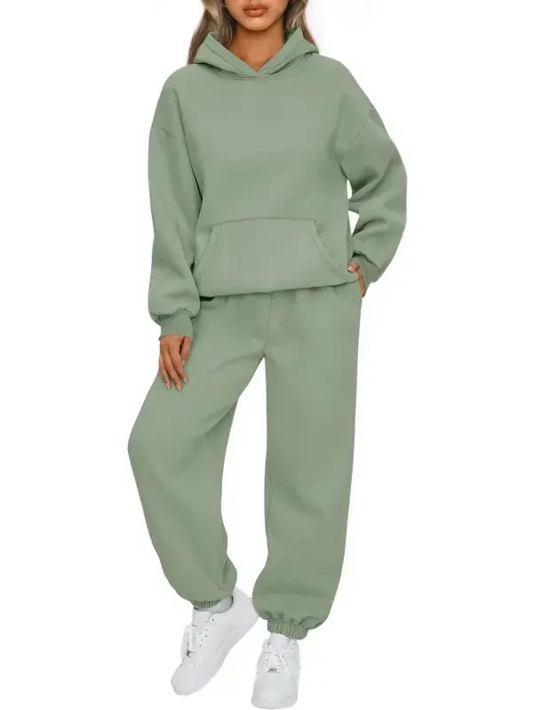 SUNBS Lounge Sets for Women 2 Piece Sets Sweat Set Suits Sweatpants Womens Hoodies Outfits Clothes - 6