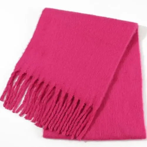 SUNDSGT Big Scarf Coloured Oversized Tassel Soft Fall Winter Thick Scarf Warm Shawl Women - 4