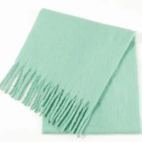 SUNDSGT Big Scarf Coloured Oversized Tassel Soft Fall Winter Thick Scarf Warm Shawl Women - 4
