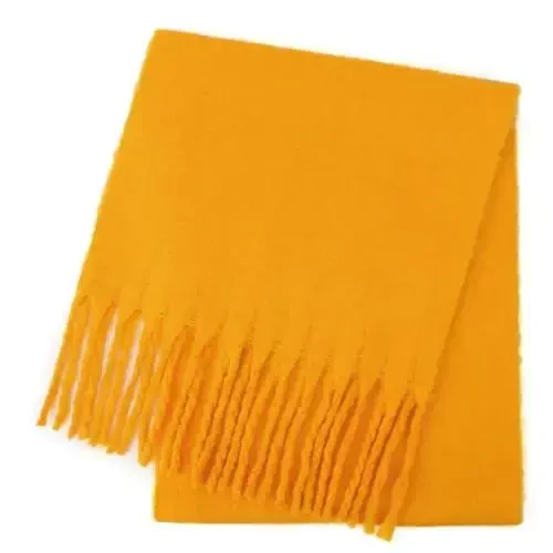 SUNDSGT Big Scarf Coloured Oversized Tassel Soft Fall Winter Thick Scarf Warm Shawl Women - SUNDSGT (1)