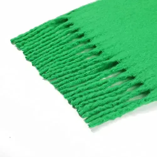 SUNDSGT Big Scarf Coloured Oversized Tassel Soft Fall Winter Thick Scarf Warm Shawl Women - 6