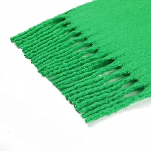SUNDSGT Big Scarf Coloured Oversized Tassel Soft Fall Winter Thick Scarf Warm Shawl Women - 6