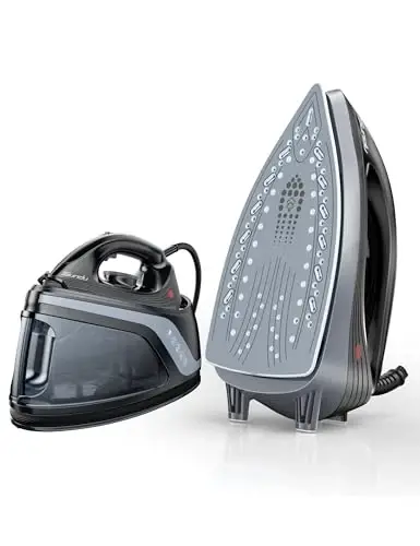 Sundu Steam Iron,40g/min Continuous Steam,44 OZ Removable Tank,Built-In Pump,Ceramic baseplate,Iron Lock For Easy Carry, Steamer Ideal For Home Use - SUNDU