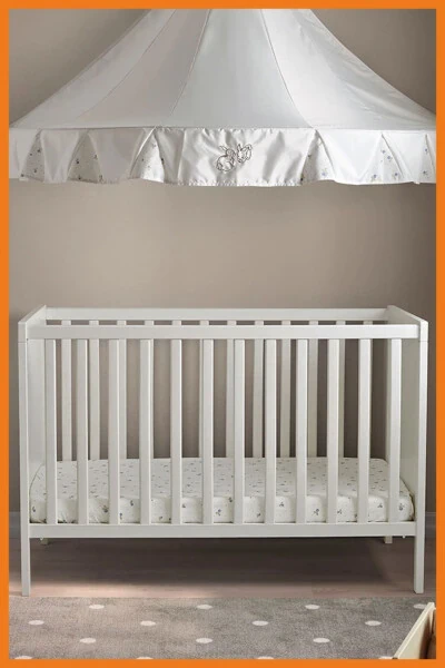 Sundvik Baby Cot Bed, Easy Assembly, White, 60 x 120 cm. - 4