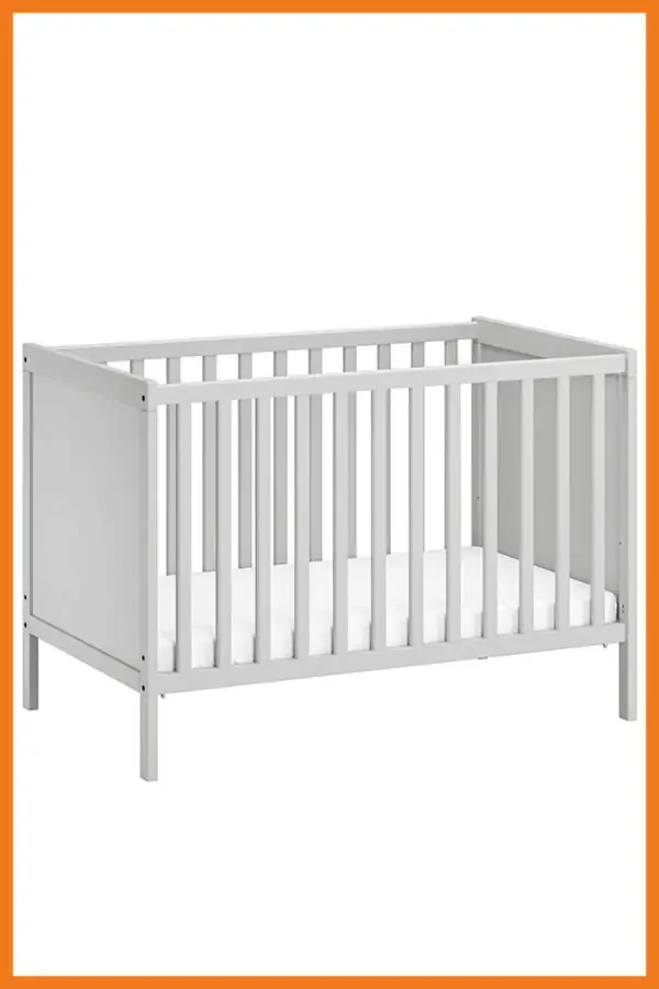 Sundvik Bola Chaqaloq Kreslosi To'shak Beshik Oson O'rnatish Kulrang Rang 60 x 120 sm. - 1