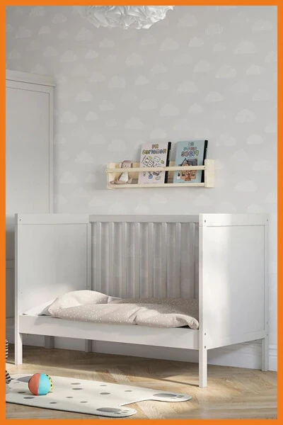 Sundvik Bola Chaqaloq Kreslosi To'shak Beshik Oson O'rnatish Kulrang Rang 60 x 120 sm. - 4