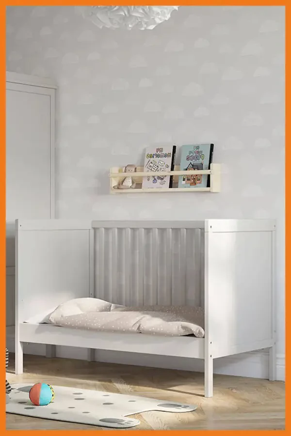 Sundvik Bola Chaqaloq Kreslosi To'shak Beshik Oson O'rnatish Kulrang Rang 60 x 120 sm. - 4