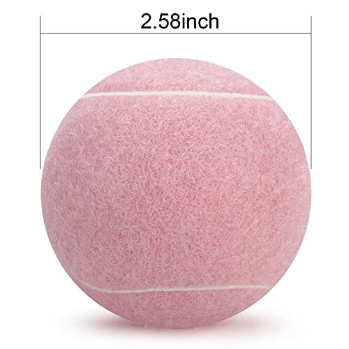 SUNEZLGO 12 Pack Tennis Balls, Advanced Pressure Training Tennis Balls Practice Balls, Tennis Balls for Dogs, Thickened Tennis with Mesh Bag for Transport, Beginner Exercise Ball, Sturdy High Elastic - SUNEZLGO (1)