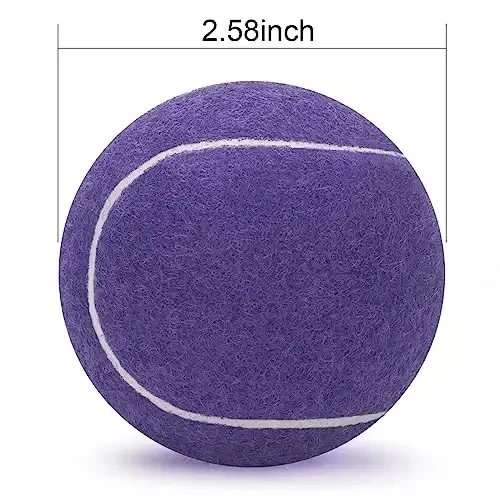 SUNEZLGO 12 Pack Tennis Balls, Advanced Pressure Training Tennis Balls Practice Balls, Tennis Balls for Dogs, Thickened Tennis with Mesh Bag for Transport, Beginner Exercise Ball, Sturdy High Elastic - 2