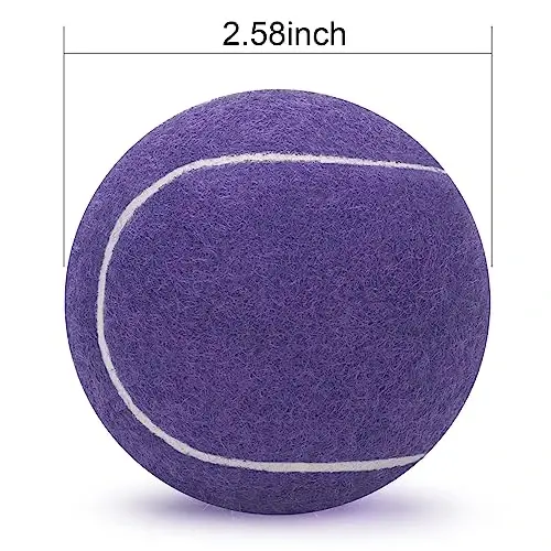 SUNEZLGO 12 Pack Tennis Balls, Advanced Pressure Training Tennis Balls Practice Balls, Tennis Balls for Dogs, Thickened Tennis with Mesh Bag for Transport, Beginner Exercise Ball, Sturdy High Elastic - 2