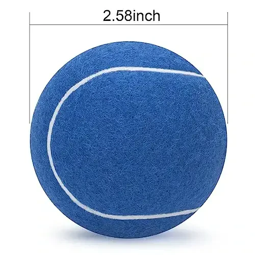 SUNEZLGO 12 Pack Tennis Balls, Advanced Pressure Training Tennis Balls Practice Balls, Tennis Balls for Dogs, Thickened Tennis with Mesh Bag for Transport, Beginner Exercise Ball, Sturdy High Elastic - 2