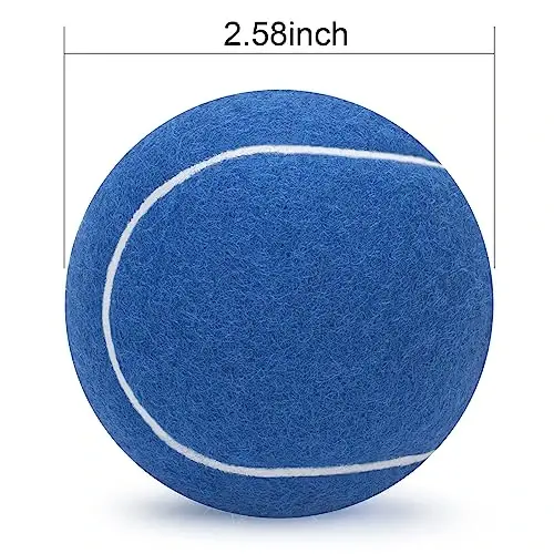 SUNEZLGO 12 Pack Tennis Balls, Advanced Pressure Training Tennis Balls Practice Balls, Tennis Balls for Dogs, Thickened Tennis with Mesh Bag for Transport, Beginner Exercise Ball, Sturdy High Elastic - SUNEZLGO (1)