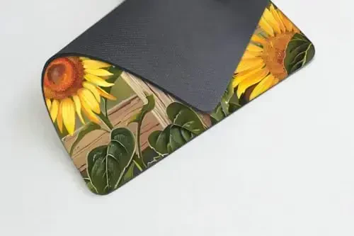 Sunflowers and Songbirds Mouse pad Customized Mousepad Non-Slip Rubber Base Mouse Pads for Computers Laptop Office Desk Accessories Mouse pad - 3