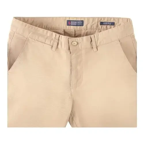 Sunger Pants Men’s Slim Fit Chino Pant with Pocket Casual and Office Work - 5