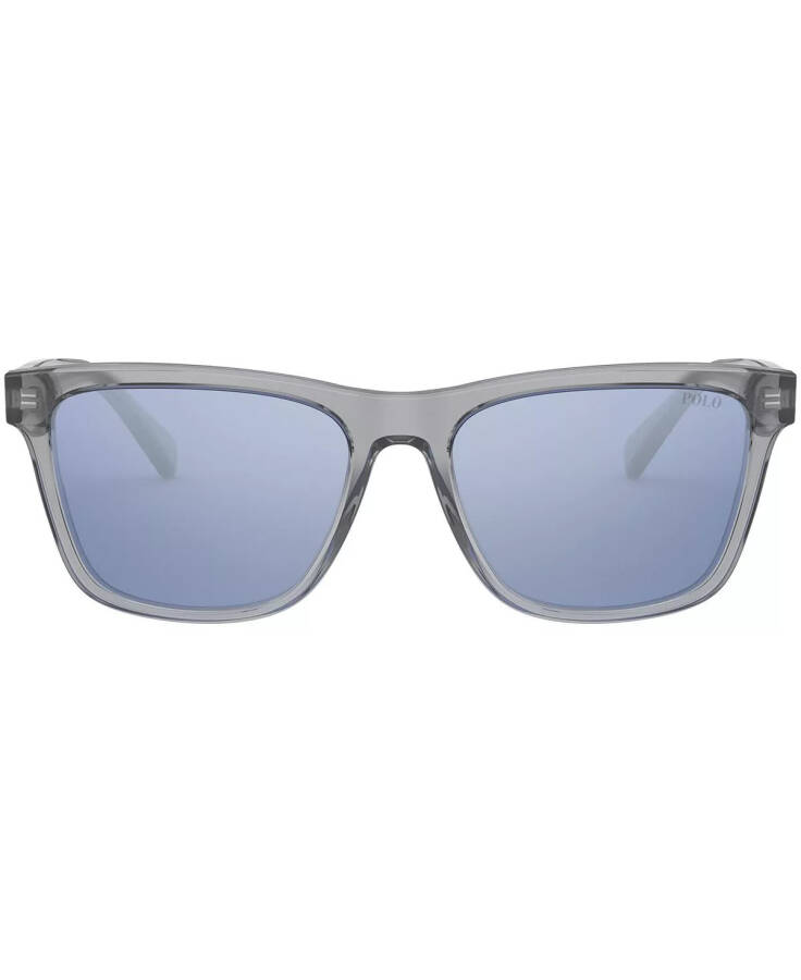 Sunglasses, 0PH4167 TRANSPARENT GREY/LIGHT BLUE MIRROR SILVER - 2