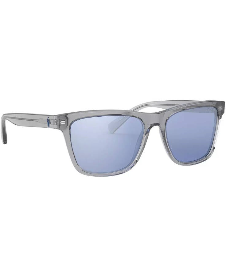 Sunglasses, 0PH4167 TRANSPARENT GREY/LIGHT BLUE MIRROR SILVER - 3