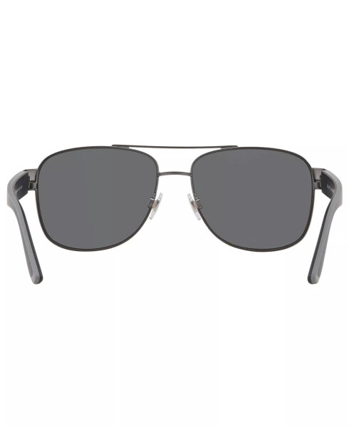 Sunglasses, PH3122 59 MATTE DARK GUNMETAL/LIGHT GREY MIRROR BLACK - 5