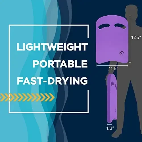 Sunlite Sports suzish taxtasi - Bir o'lcham barchasiga mos keladi - Bolalar va kattalar uchun ajoyib mashg'ulot yordamchisi - 3