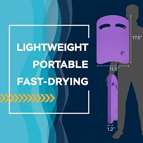 Sunlite Sports suzish taxtasi - Bir o'lcham barchasiga mos keladi - Bolalar va kattalar uchun ajoyib mashg'ulot yordamchisi - 3