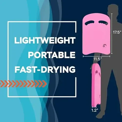 Sunlite Sports Suzish uchun oyoq taxtasi - Hamma o'lchamlarga mos keladi - Bolalar va kattalar uchun ajoyib mashg'ulot vositasi - 3
