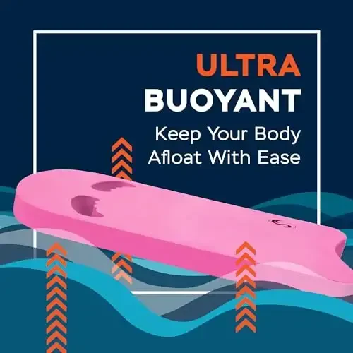 Sunlite Sports Suzish uchun oyoq taxtasi - Hamma o'lchamlarga mos keladi - Bolalar va kattalar uchun ajoyib mashg'ulot vositasi - 5