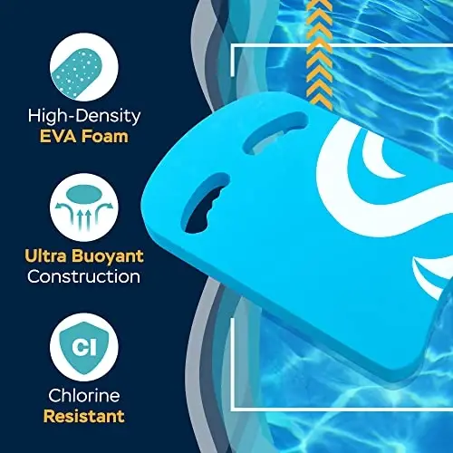Sunlite Sports Swimming Kickboard - One Size Fits All - A Great Training Aid for Children and Adults - 4