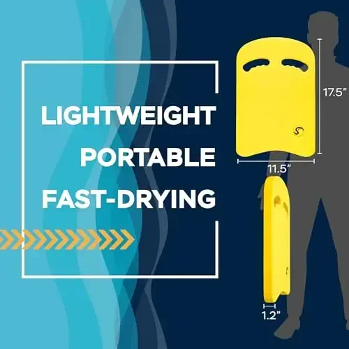 Sunlite Sports Swimming Kickboard - One Size Fits All - A Great Training Aid for Children and Adults - 3