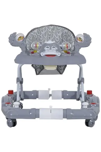 Sunny Baby Kiddy Sallanmalı Bebek Yürüteci - Gri Standart - Gri - PREGO (1)