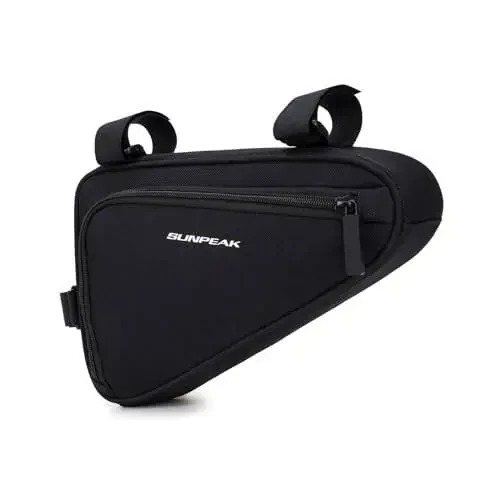 Sunpeak Bike Triangle Bag Bicycle Frame Pack Cycling Accessories Pouch for Cell Phone and Essentials - 2