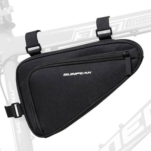 Sunpeak velosiped uchburchak sumkasi Velosiped ramka to'plami Velosiped aksessuarlari Mobil telefon va zarur narsalar uchun cho'ntak - 1