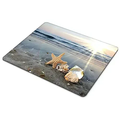 Sunset Beach Baker Starfish Mouse pad Customized Mousepad Non-Slip Rubber Base Mouse Pads for Computers Laptop Office Desk Accessories Mouse pad - 4