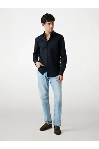 Sunset Erkaklar Slim Fit Ko'ylak - GUESS (1)