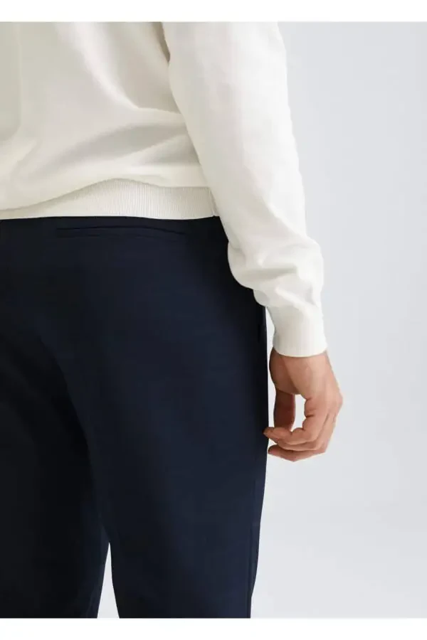 Süper Dar Kesim Kareli Tailored Pantolon - 6