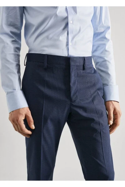 Süper Dar Kesim Kumaş Pantolon - 4