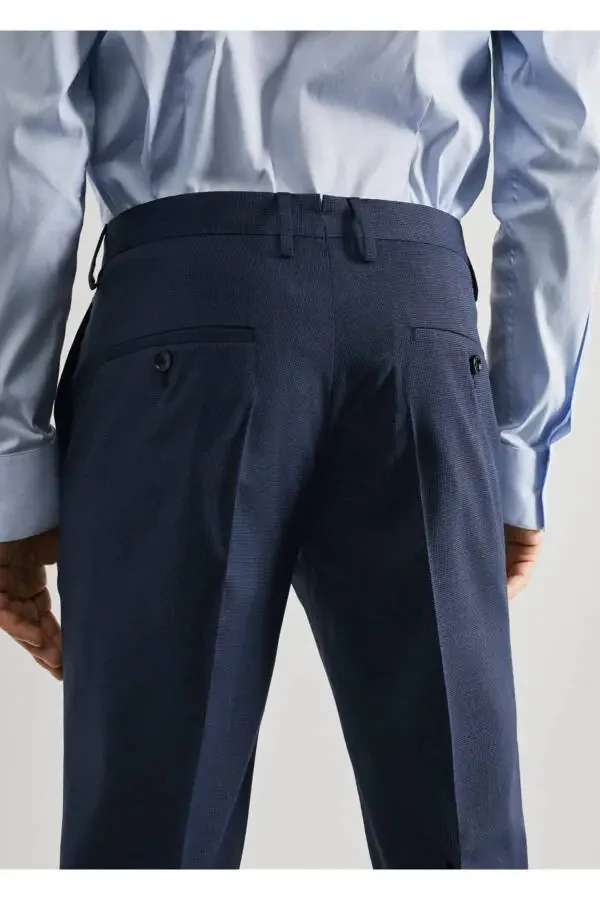 Süper Dar Kesim Kumaş Pantolon - 7