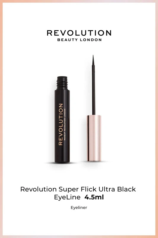 Super Flick Ultra Black Eyeliner - REVOLUTION