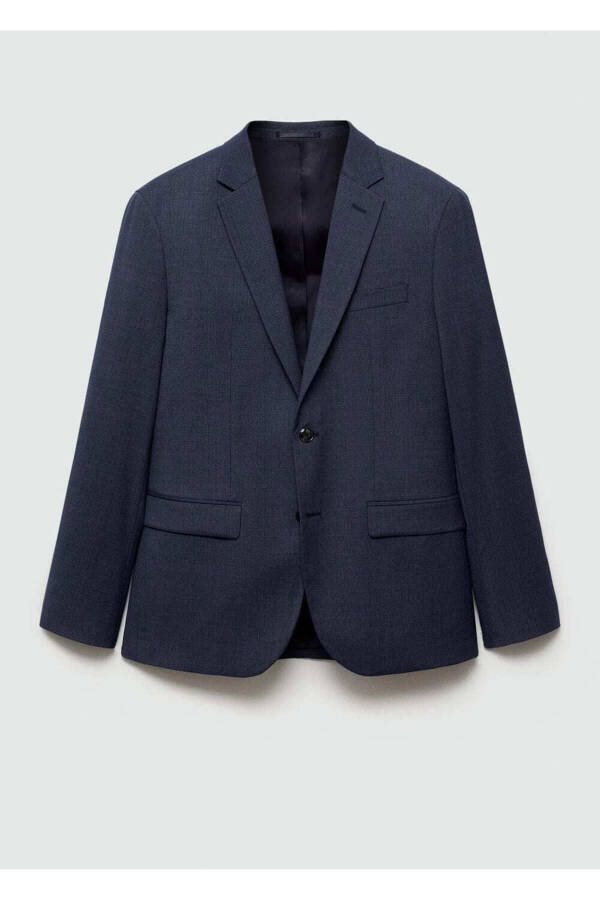 Super ingichka choʻziluvchan mato blazer koʻylagi - 3