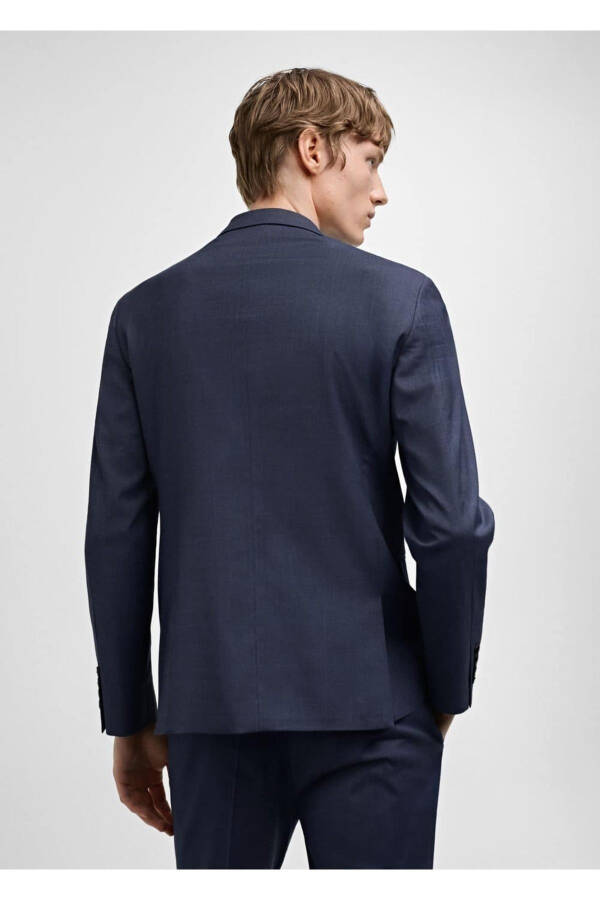 Super ingichka choʻziluvchan mato blazer koʻylagi - 4