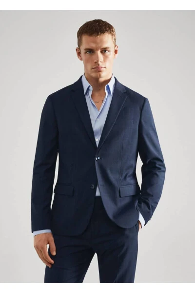 Super ingichka siluetli Blazer palto - MANGO MAN