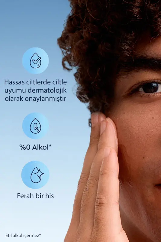 Super Men Sezgir Teriga Keyin Losyon 100 ml, Sezgir Teri Uchun Spirtsiz - 5