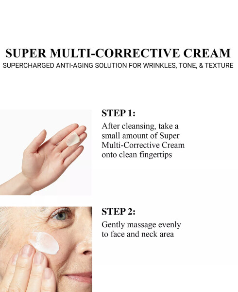 Super Multi-Corrective Anti-Aging Cream for Face and Neck, 2.5-oz. No Color - 11