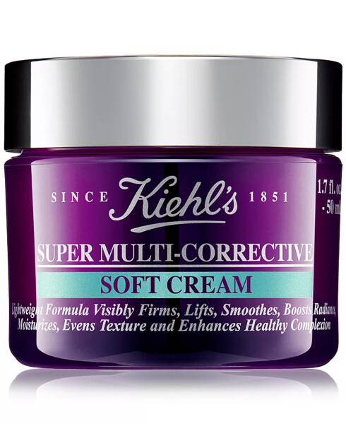 Super Multi-Corrective Anti-Aging Face & Neck Soft Cream, 1.7 oz. No Color - 1