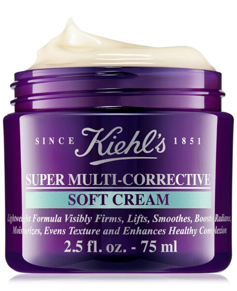 Super Multi-Corrective Anti-Aging Face & Neck Soft Cream, 1.7 oz. No Color - 10