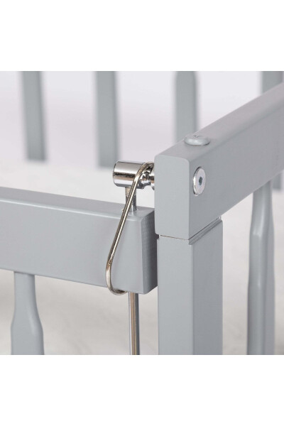 Супер Naturalahşap Beşik 4 Kademeli Gri Anne Yanı - 5