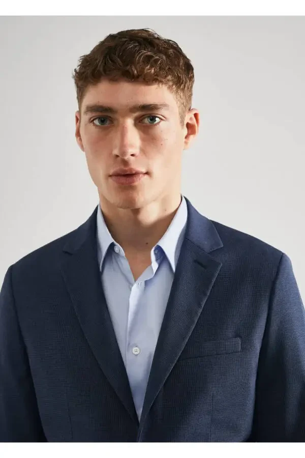 Super nozik mato bilan qattiq tor blazer - 7