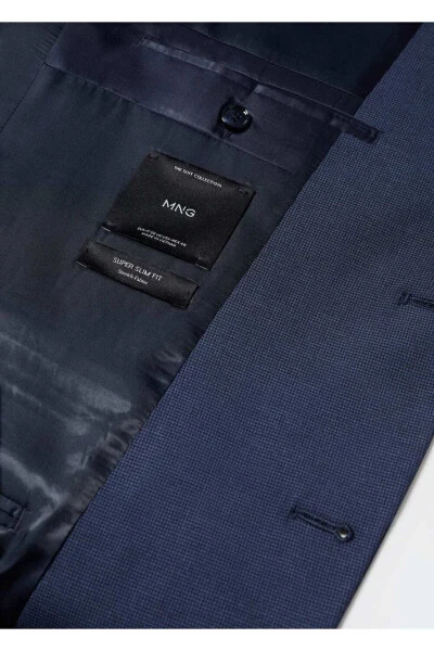 Super nozik mato bilan qattiq tor blazer - 8