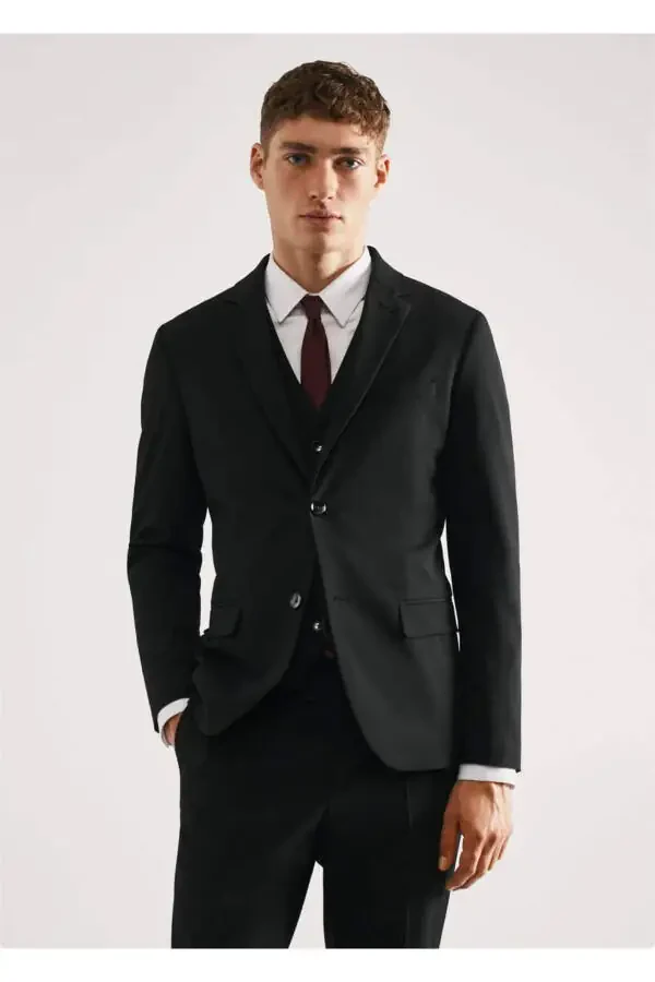 Super Skinny Blazer Jacket - 1